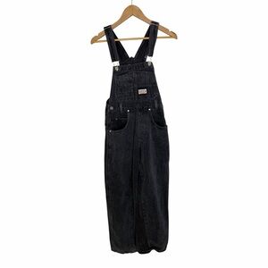 Lana Roux Faded Black Denim 90’s style overall CS